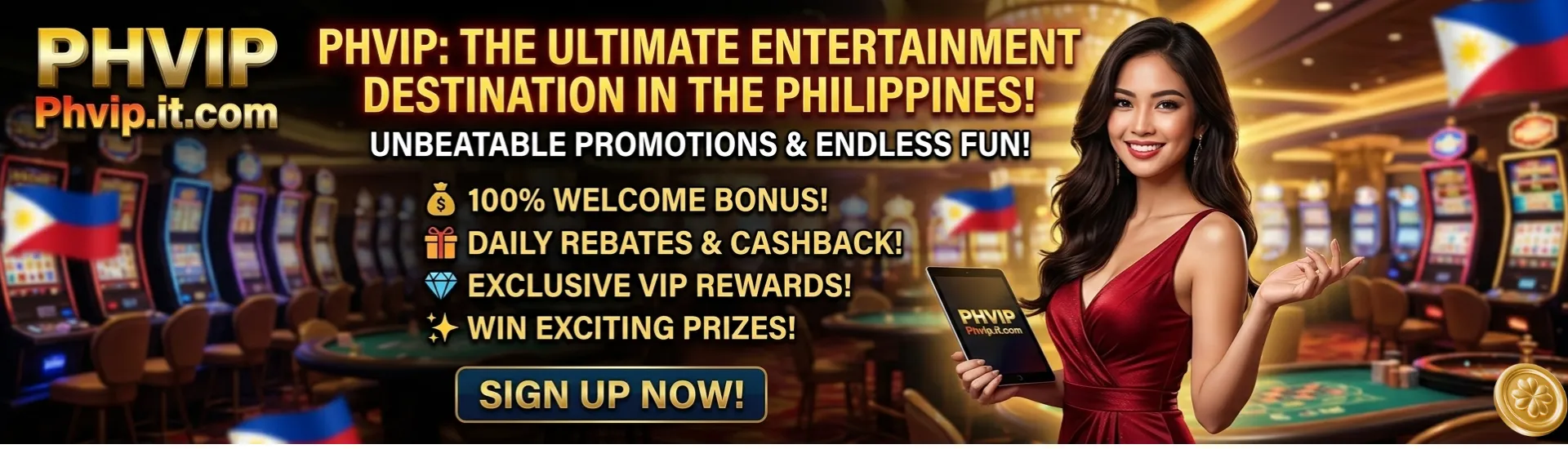 PHVIP Philippines – 100% Welcome Bonus & VIP Rewards