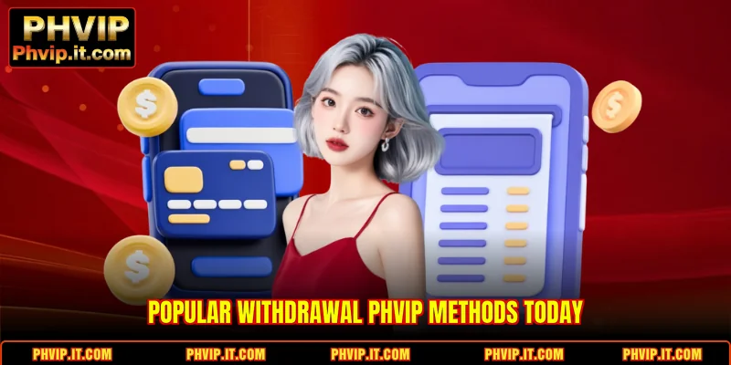 Popular Withdrawal PHVIP methods today