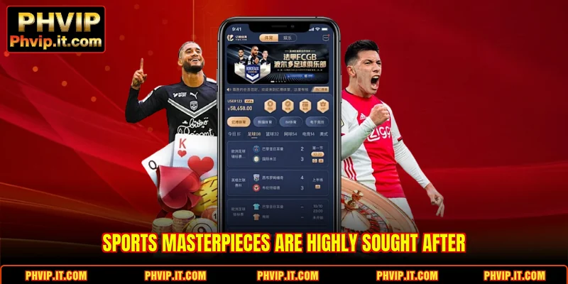 Sports masterpieces are highly sought after